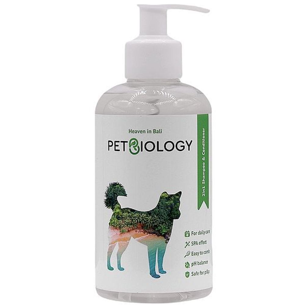 Шампунь и кондиционер PETBIOLOGY 2в1 для собак, Бали, 300 мл