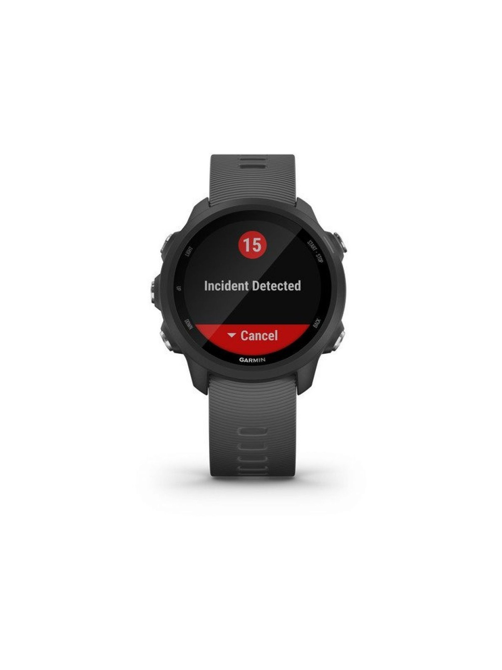 Garmin Forerunner 245 чёрный с серым ремешком беговые смарт-часы с GPS (010-02120-10)