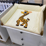 BAMBOLA Матрасик на комод для пеленания Люкс Жирафик 80*65