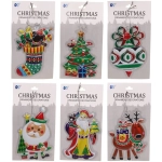 Наклейка новогодняя «Счастливого нового года» , лист 12х23 см,микс