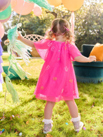 Платье для девочки Next AH5-511, Фуксия