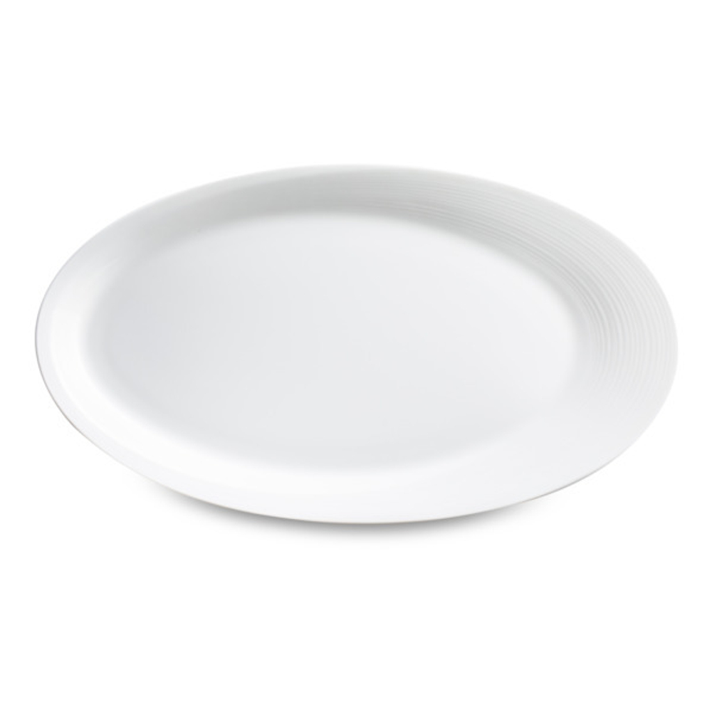 Блюдо овальное 23см Narumi Воздушный белый