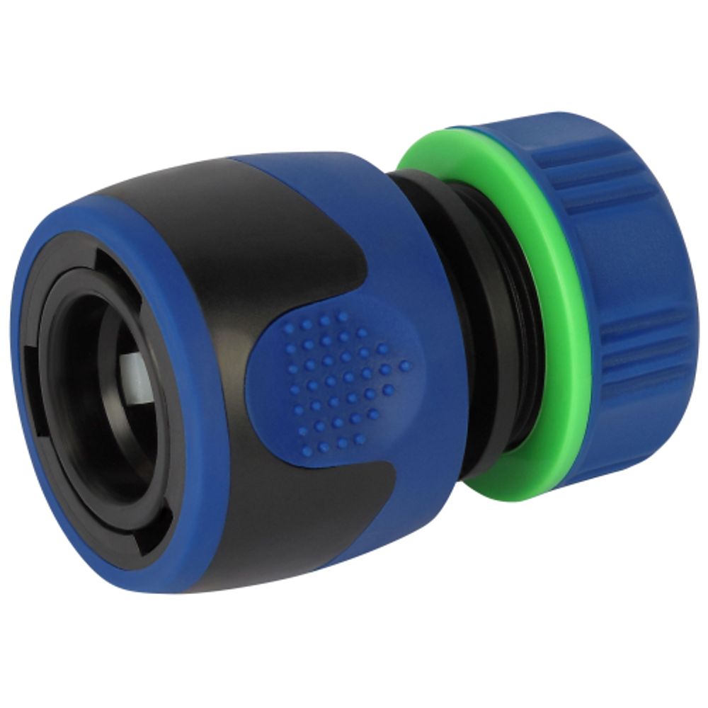 Коннектор GREEN APPLE GAP-C1201 для шланга 12 мм 1/2 дюйма пластик ТПР | GREEN APPLE
