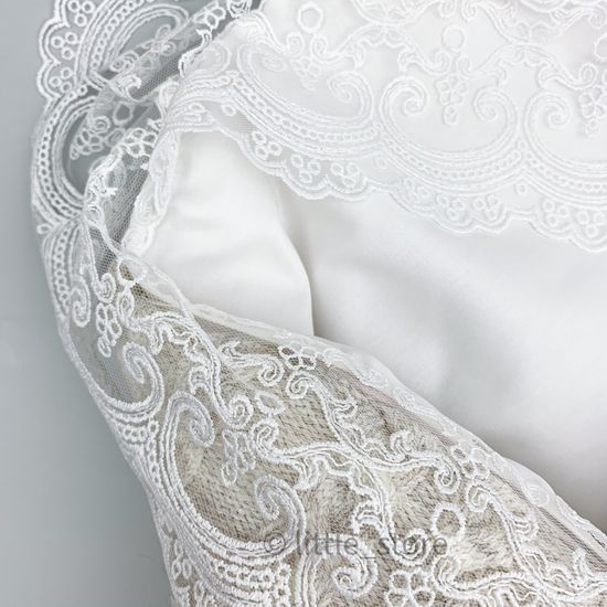 Конверт-одеяло "Косички" жемчужный