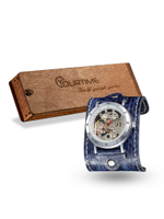 Часы скелетоны женские механические Breeze YOURTIME