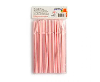 GRIFON Трубочки для коктейлей "полоски", 21 см х 5 мм, 100 шт