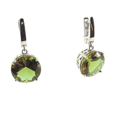 Серьги "Лариса" султанит