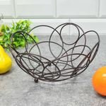 Фруктовница металлическая 26*26*13см, 7378