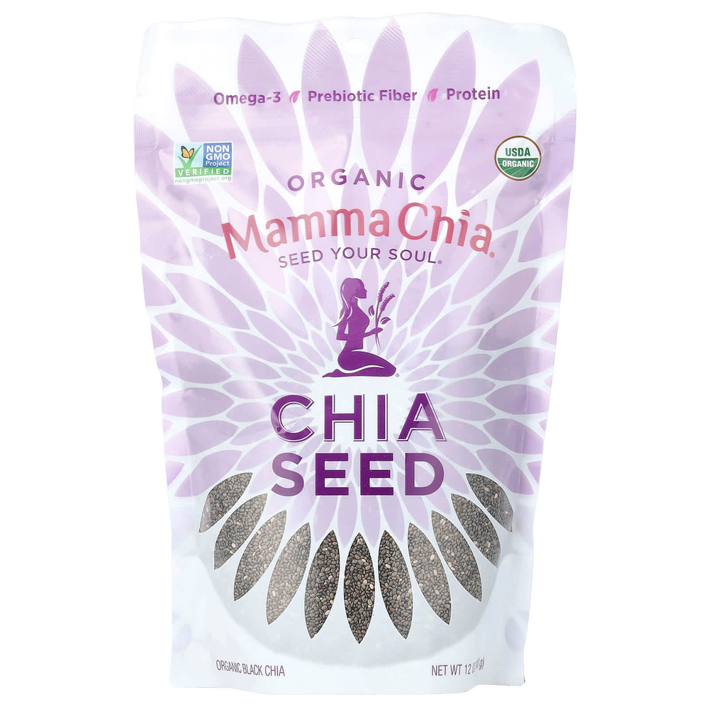 Mamma Chia, органические семена чиа, 340 г (12 унций)