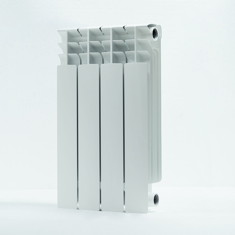 Радиатор биметаллический Русский Радиатор Корвет 4 секции RAL 9016 белый