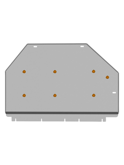 Защита бака (с креп.) для LiXiang L9 (2024-н.в.) 1.5 гибрид AT 4WD (алюминий, 3 мм)  NLZ.28.02.630A