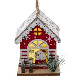 GAEM Изделие декоративное с подсветкой "Домик" (LR54х3), L7,5 W7 H9,5 см, 3в.