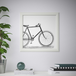 IKEA BILD  (ИКЕА БИЛД)  -  Плакат, Дедушкин велосипед, 50x50 см