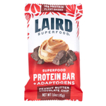 Laird Superfood, Протеиновый батончик + адаптогены, арахисовая паста с шоколадной крошкой, 10 батончиков по 45 г (1,6 унции)