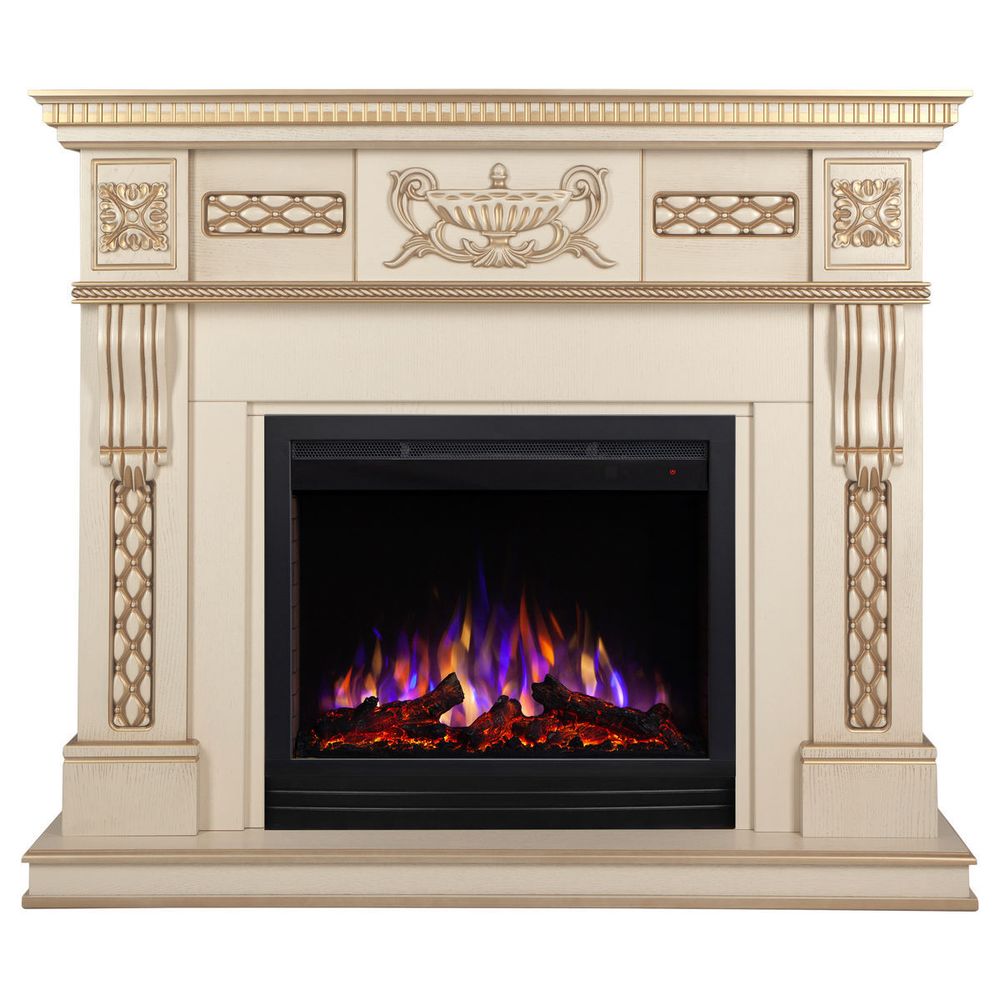 Электрокамин RealFlame Corsica Lux 25,5/26 WT с очагом Saphir 25,5
