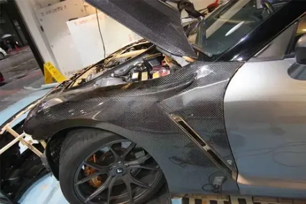 Карбоновые крылья переднего бампера для Nissan GT-R R35 Ниссан тюнинг обвес