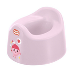 Горшок детский с декором "малышарики" 275х254х170 мм (розовый)