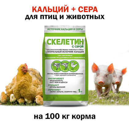 Премикс Дар Велеса Скелетин с серой 1 кг