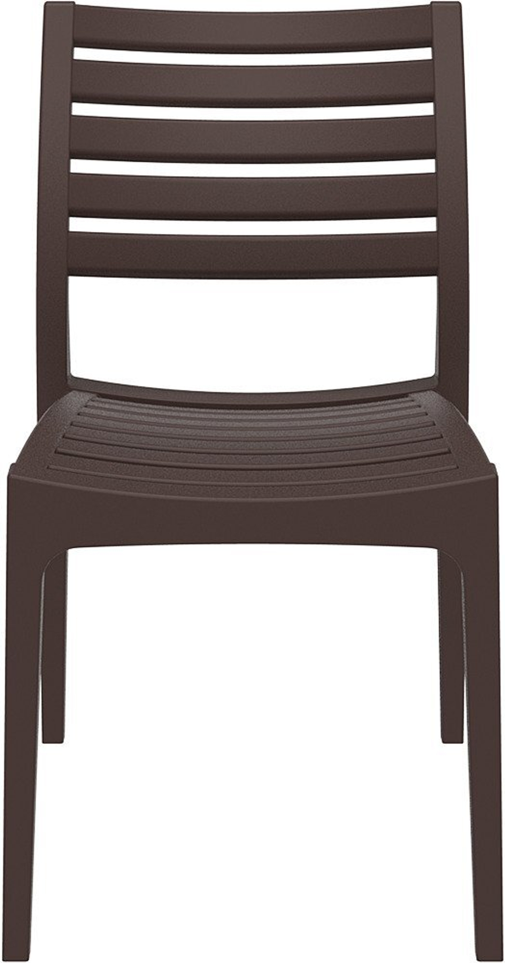Стул пластиковый Siesta Contract Ares, коричневый