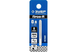 Сверло по металлу 0.8х30мм, сталь Р6М5, класс А ЗУБР ПРОФ-А