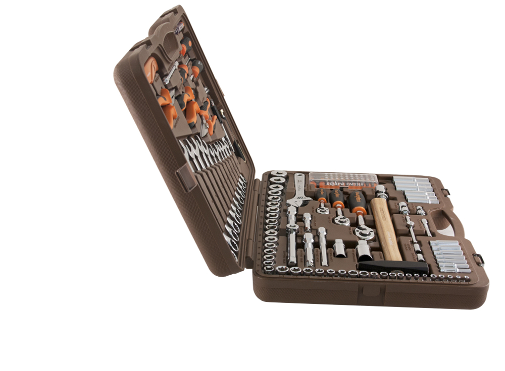 OMT131S (OMT131S18) Набор инструмента универсальный 1/4", 3/8" и 1/2"DR, 131 предмет