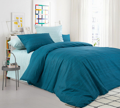 Постельное белье перкаль 1,5 спальный размер Изумрудная зелень