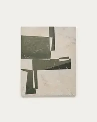 Fida Зеленый абстрактный холст 118 x 94 см