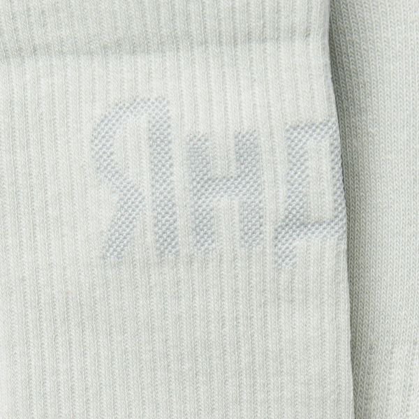 Носки высокие светло-серые - фото 2