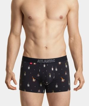 Трусы мужские боксеры (2шт), Atlantic 2GMH-019, темно-синие + красные