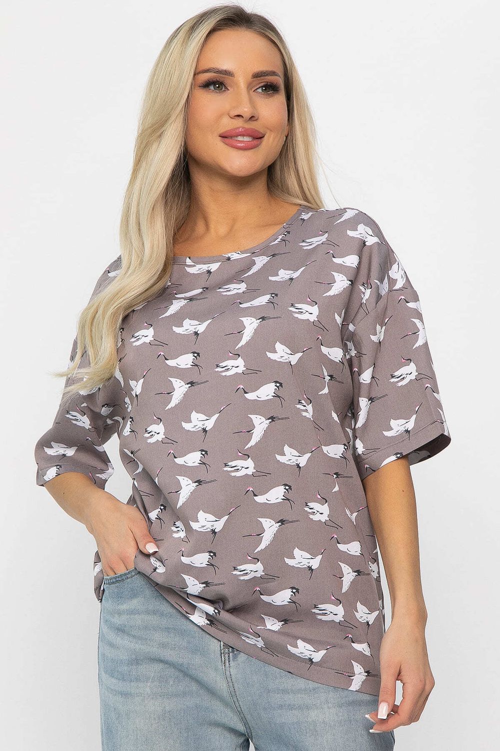 Блуза Аделаида (бежевая) Б13816-25М LT Collection