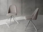 Поворотный стул Angel Cerda Espacio Malva F3216 /4020 серый