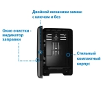 Диспенсер H2 Elevation Multifold для полотенец в пачках черный 552008