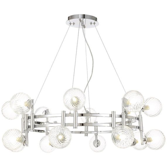 Подвесная люстра Crystal Lux Luxury SP16 Chrome
