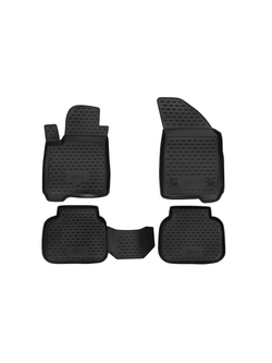 Коврики в салон для DODGE Journey (I, Ir), 2007-2020 4 шт. (Повышенная устойчивость, повышенная износостойкость) FORMAT.13.04.210K