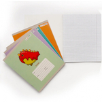 Тетрадь А5 12л., клетка, Канц-Эксмо, скрепка, мелованная бумага, "Монстрики"