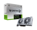Видеокарта MSI GeForce RTX 5070 12G VENTUS 2X OC WHITE, 12Gb GDDR7 192-bit 1xHDMI 3xDP G5070-12V2CW