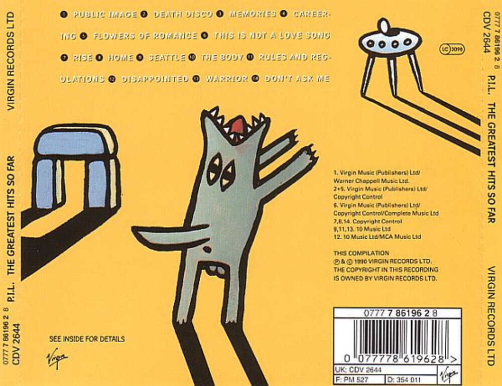 Public Image Limited / The Greatest Hits, So Far (CD)