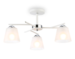 Светильник подвесной TR303202/3 WH/CH/FR белый/хром/белый матовый E27*3 max 60W D550*260