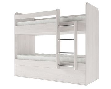 Кровать ОНТАРИО-1 1600-700 /1632*1604*852/ правая сосна астрид / лайм