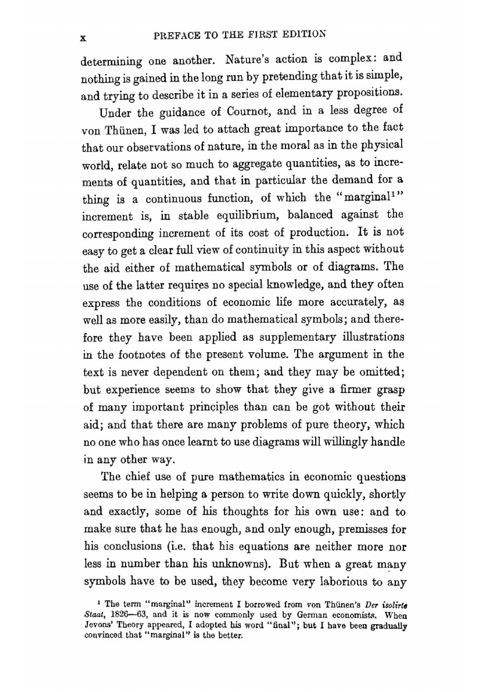 Principles of economics, an introductory volume | Alfred Marshall