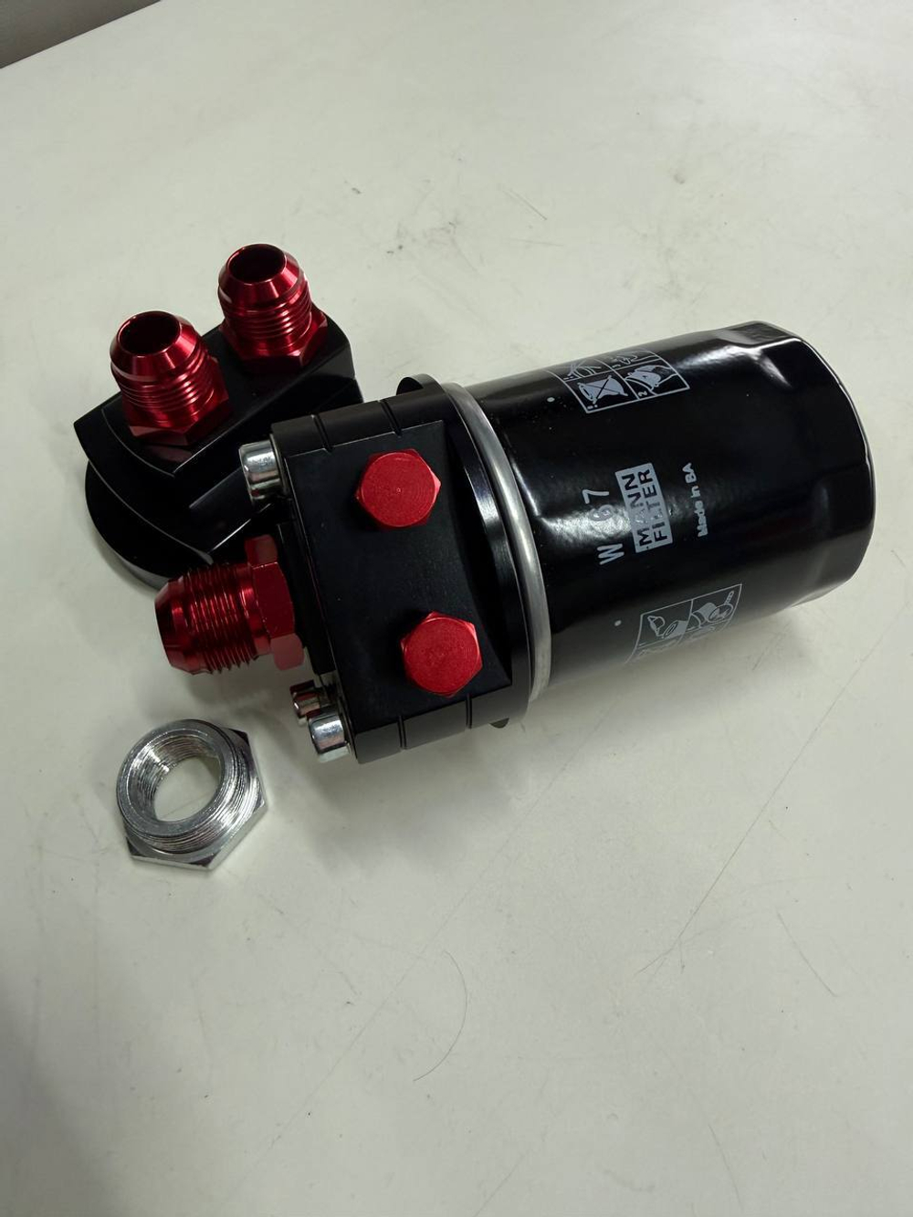 Проставка адаптер для выноса масляного фильтра AN10