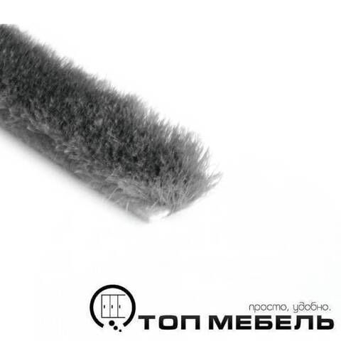 Шлегель СЕРЕБРО М 7х6 мм - 4Р лента уплотнительная щеточная