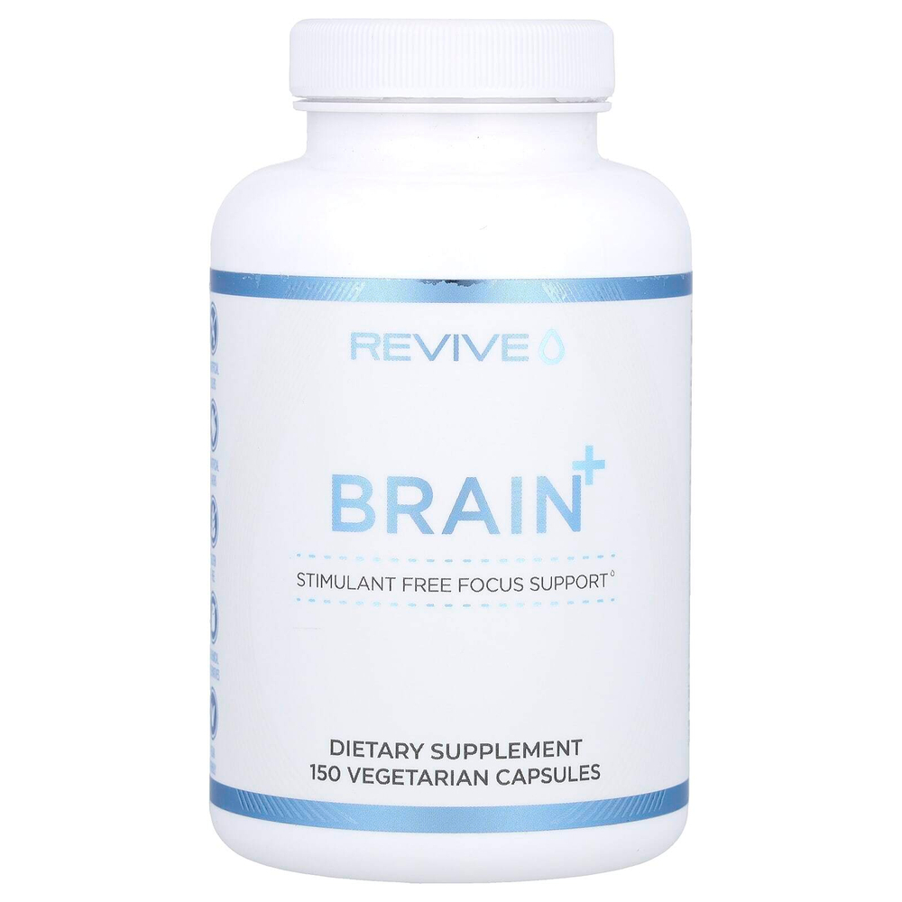 Revive, Brain+, 150 вегетарианских капсул