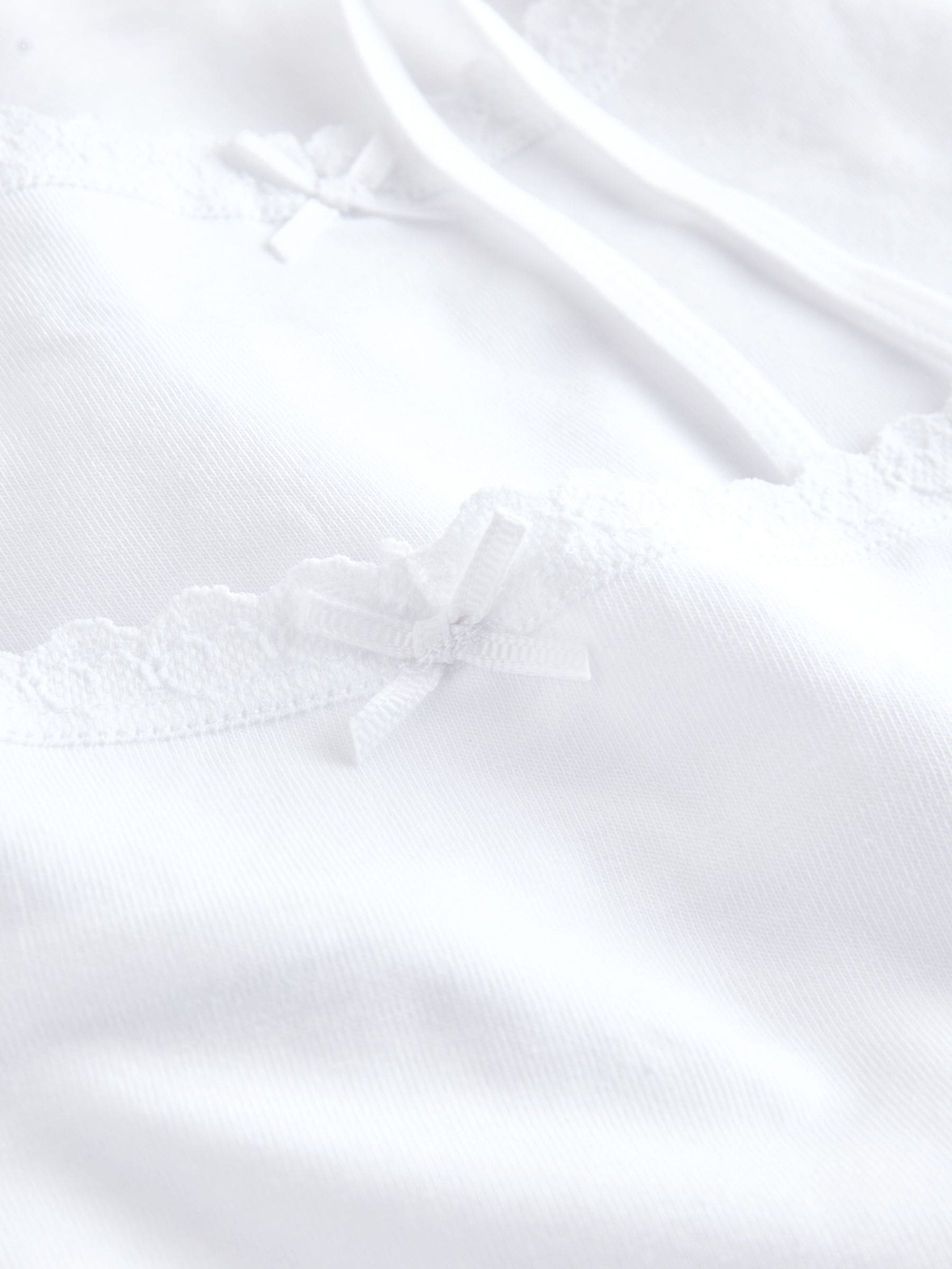 Майка на бретельках для девочки Next AB4-638, 3 шт., Белый