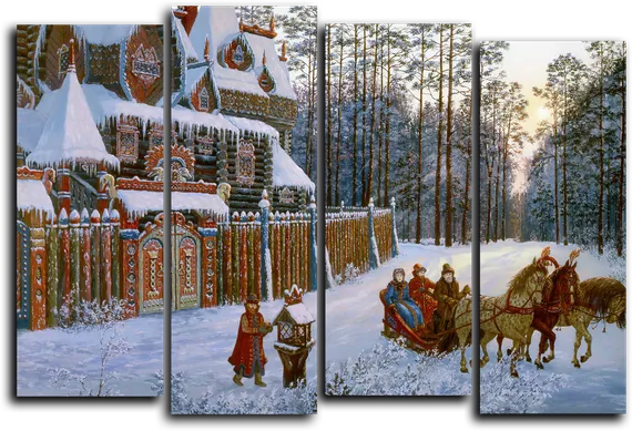 Модульная картина "Русь матушка"