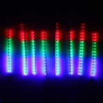 Гирлянда для улицы БАХРОМА ш2,0 м* в50 см 36 ламп LED «Тающая сосулька», Мультицвет (8 трубок)