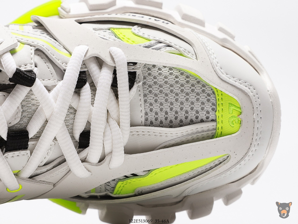 Кроссовки Track Trainers Beige/Neon Green