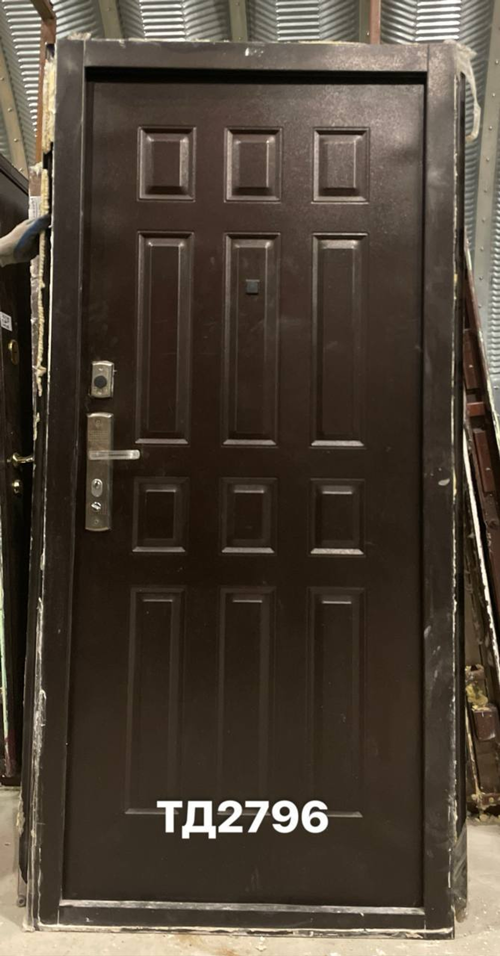 Дверь металлическая Б/У 205(в) х 95(ш) Входная