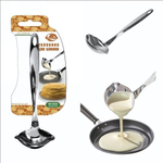 Половник кухонный металлический для блинов 24см