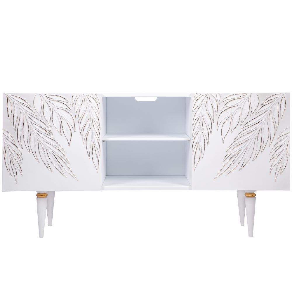 Тумба под ТВ Тропик 117см Классика Айс Голд